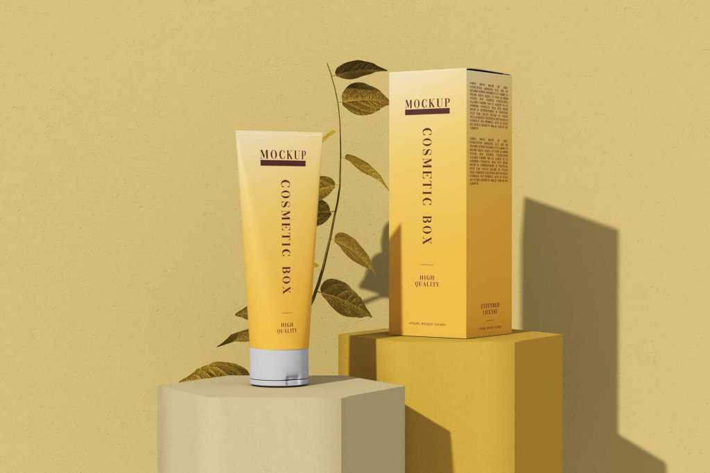 Cosmetic Tube Mockup Set