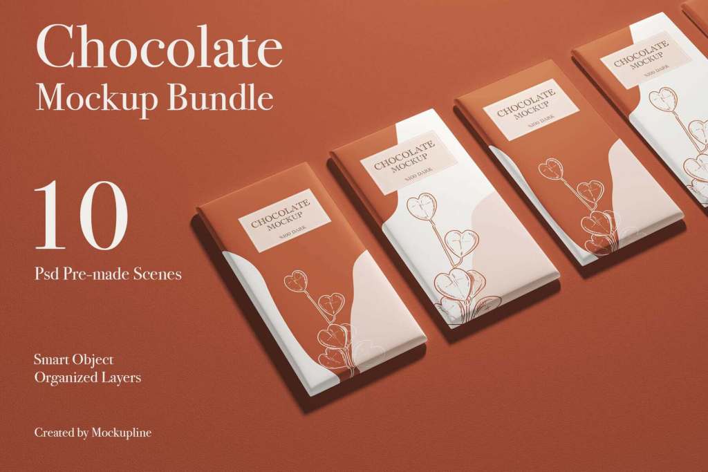 Chocolate Mockup Set