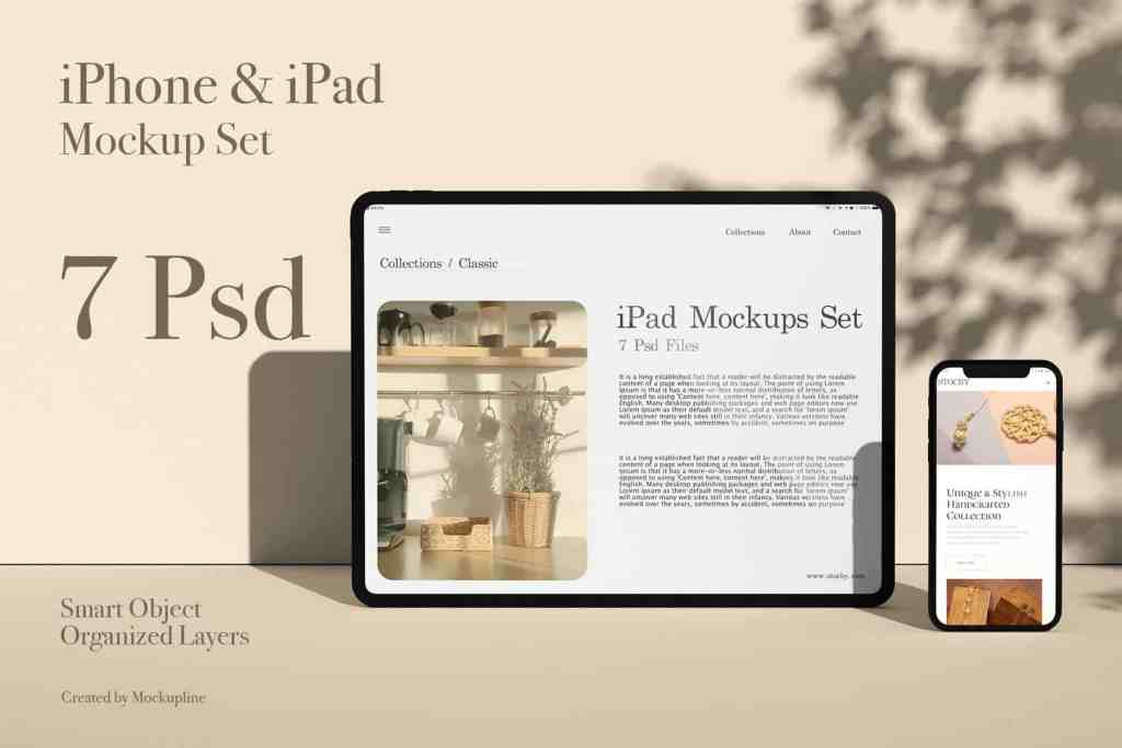 iPhone & iPad Mockup Set