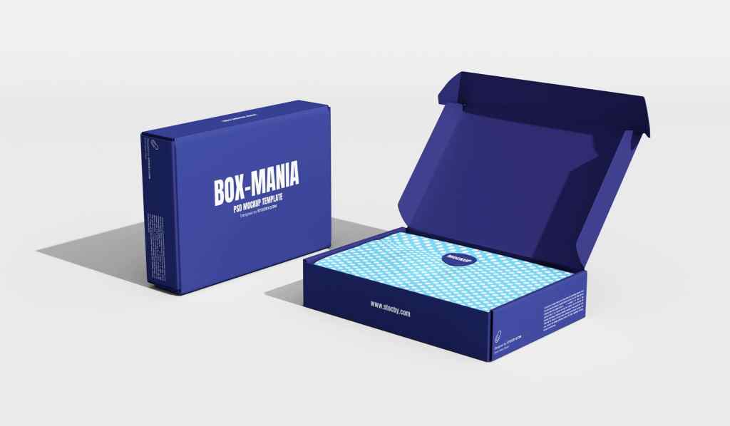 Mailing Box Mockup Set