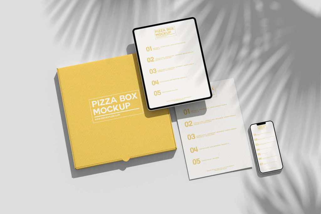 mock up pizza