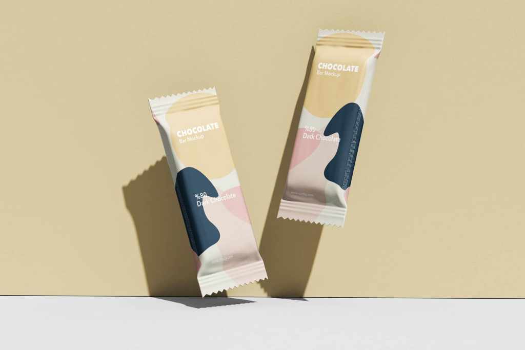 Chocolate Bar Mockup Set