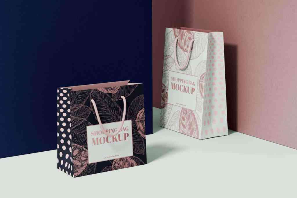 Shopping Bag Mockup Set