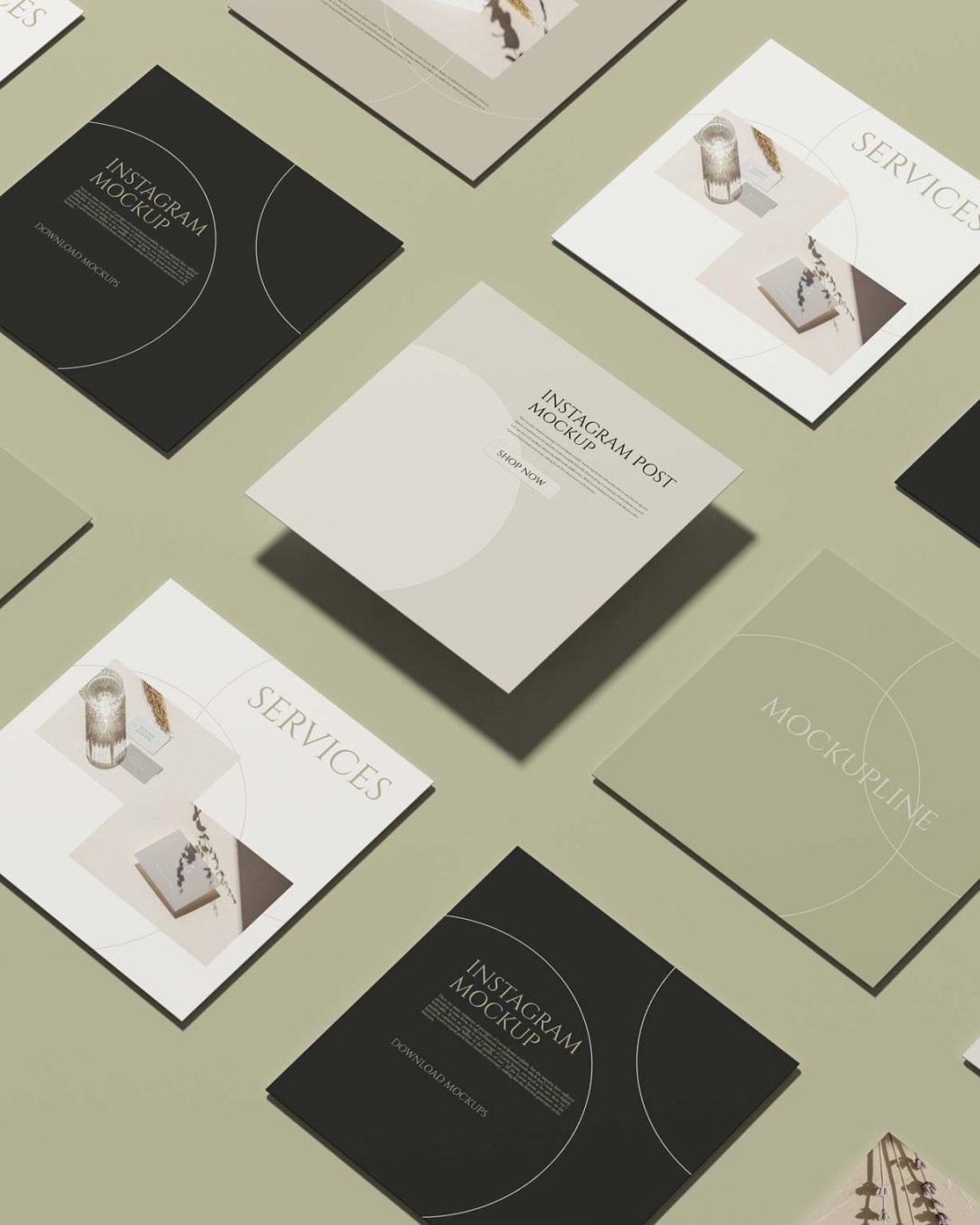 instagram post mockup