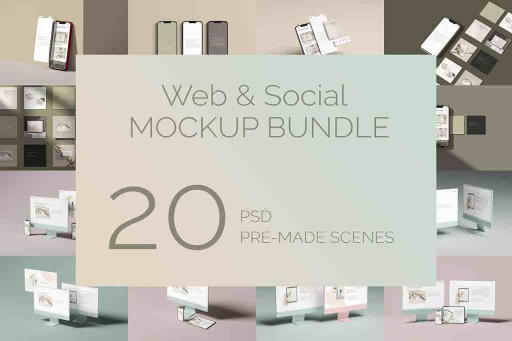Web & Social Media Mockup