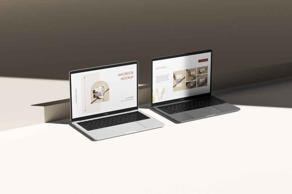 MacBook Pro Mockup Scene 10