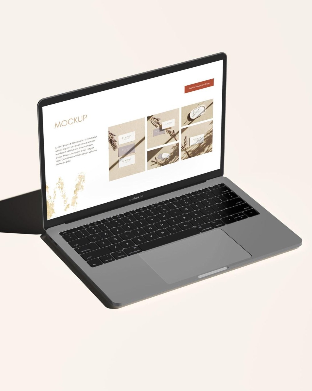 MacBook Pro mock up