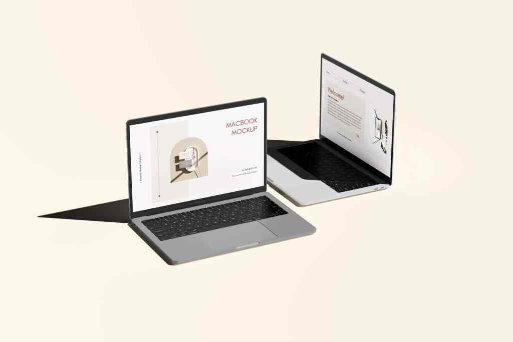 MacBook Pro Mockup Scene 08