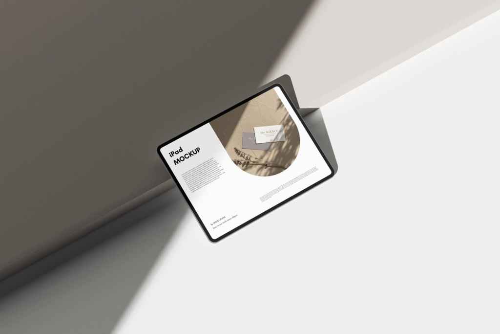 Minimal iPad Mockup 01