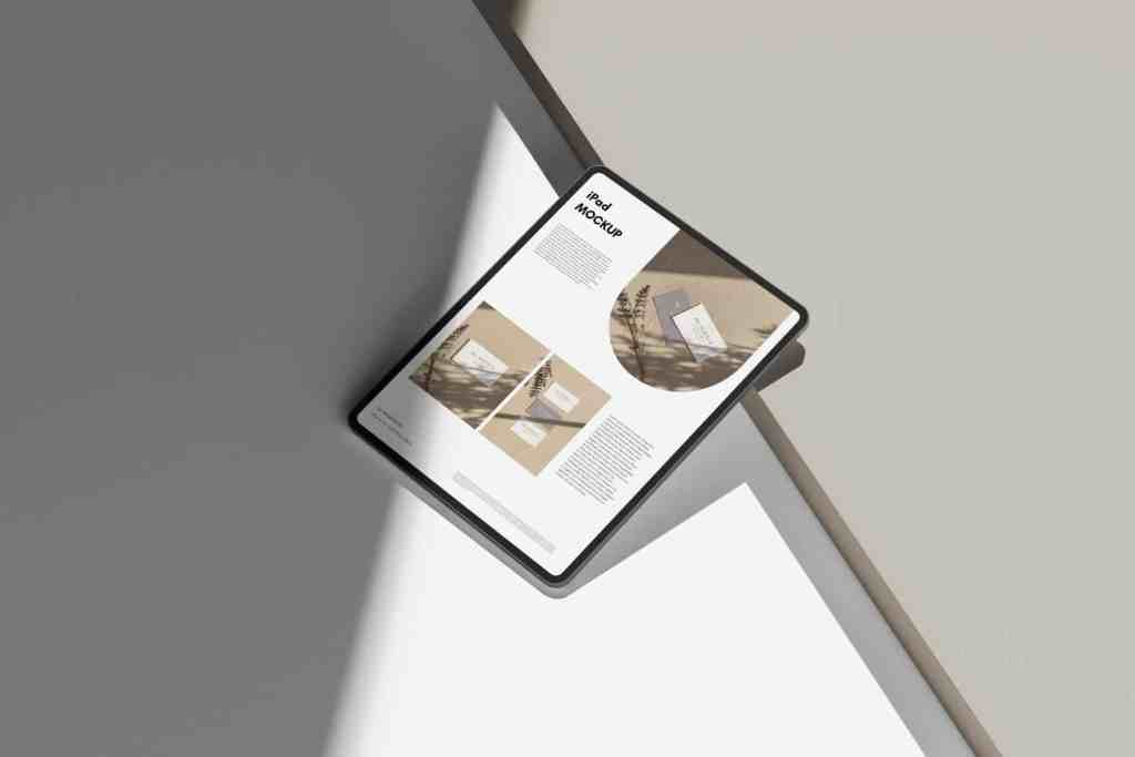 Minimal iPad Mockup 02