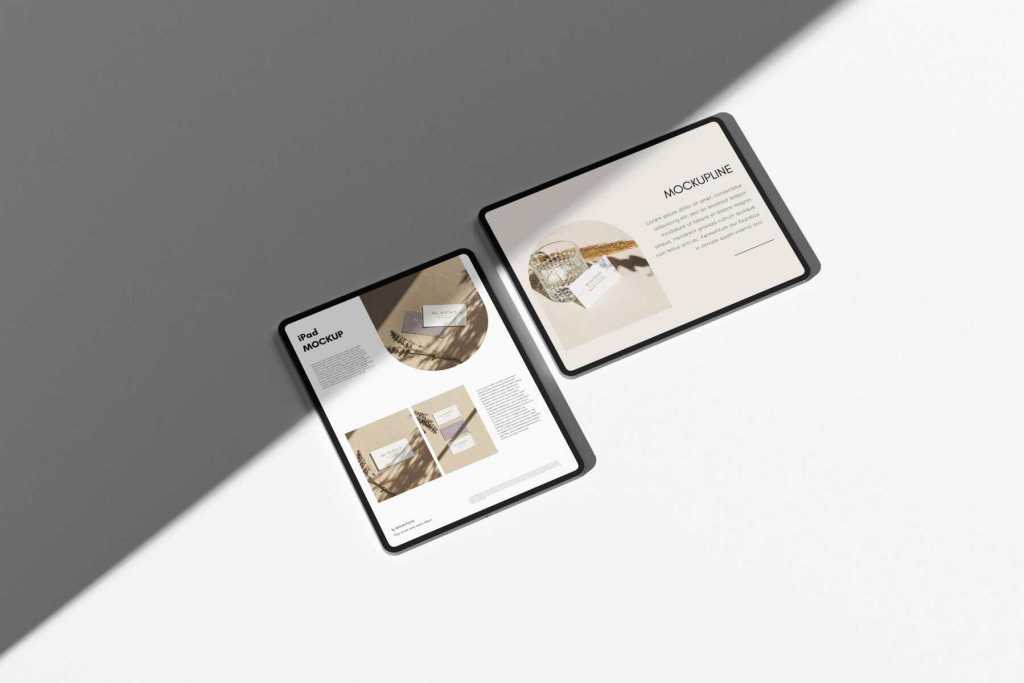 Minimal iPad Mockup 03