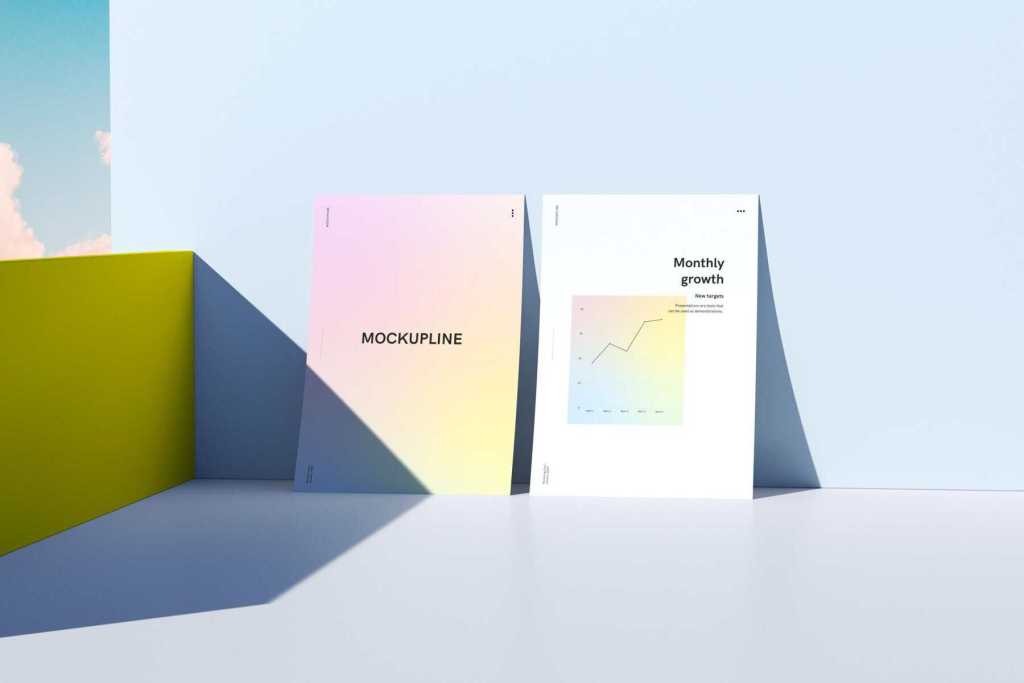 Sky A4 Mockup 07