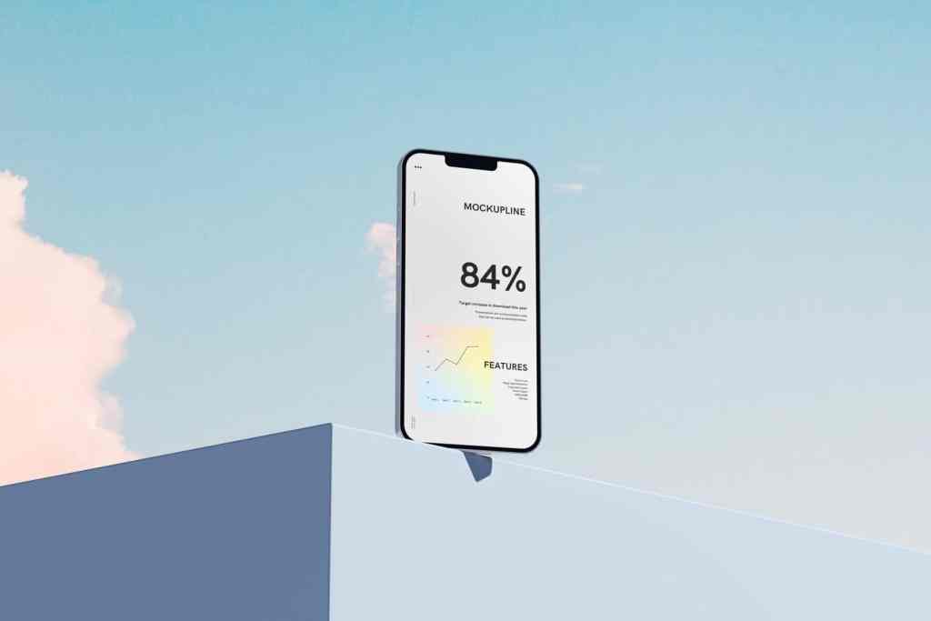 Sky iPhone Mockup 12