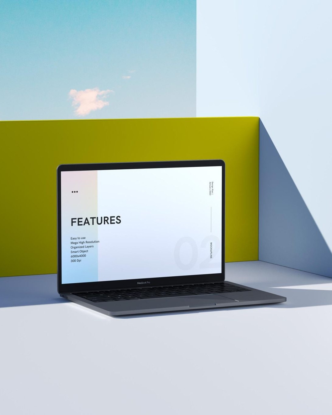 MacBook Air mockup