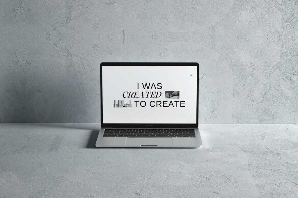 Dark MacBook Mockup Scene 05