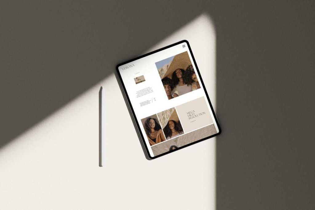 Verona iPad Mockup Scene 06
