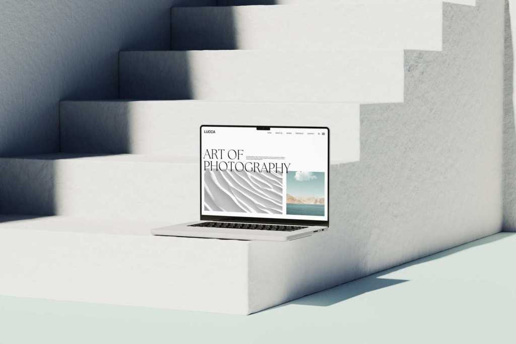 Lucca MacBook Mockup Scene 01