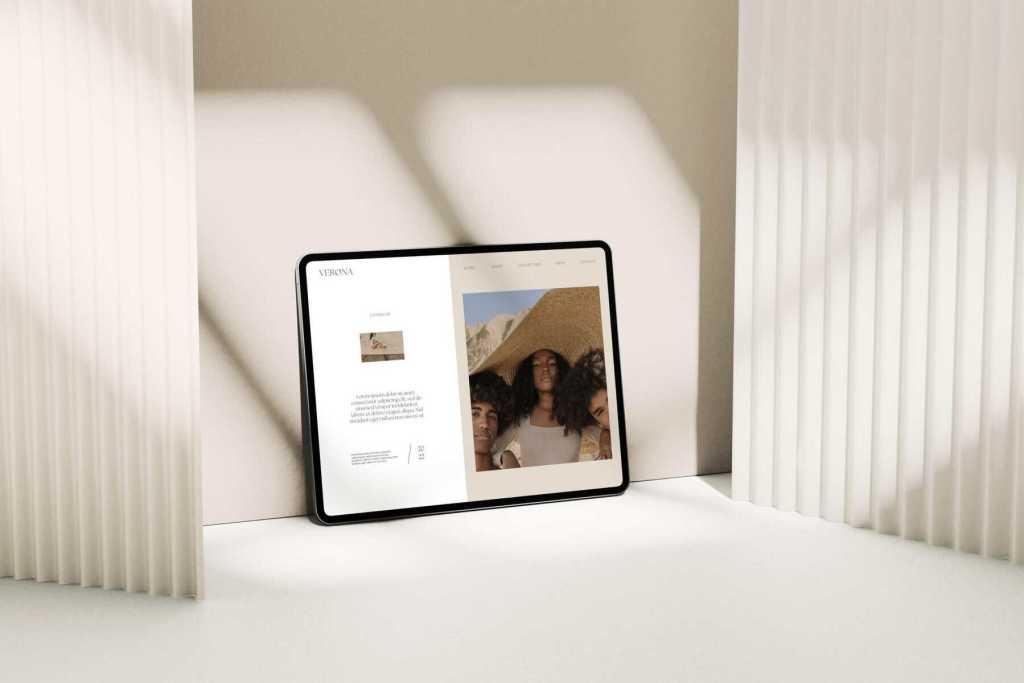 Verona iPad Mockup Scene 01