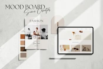 mood board mockup