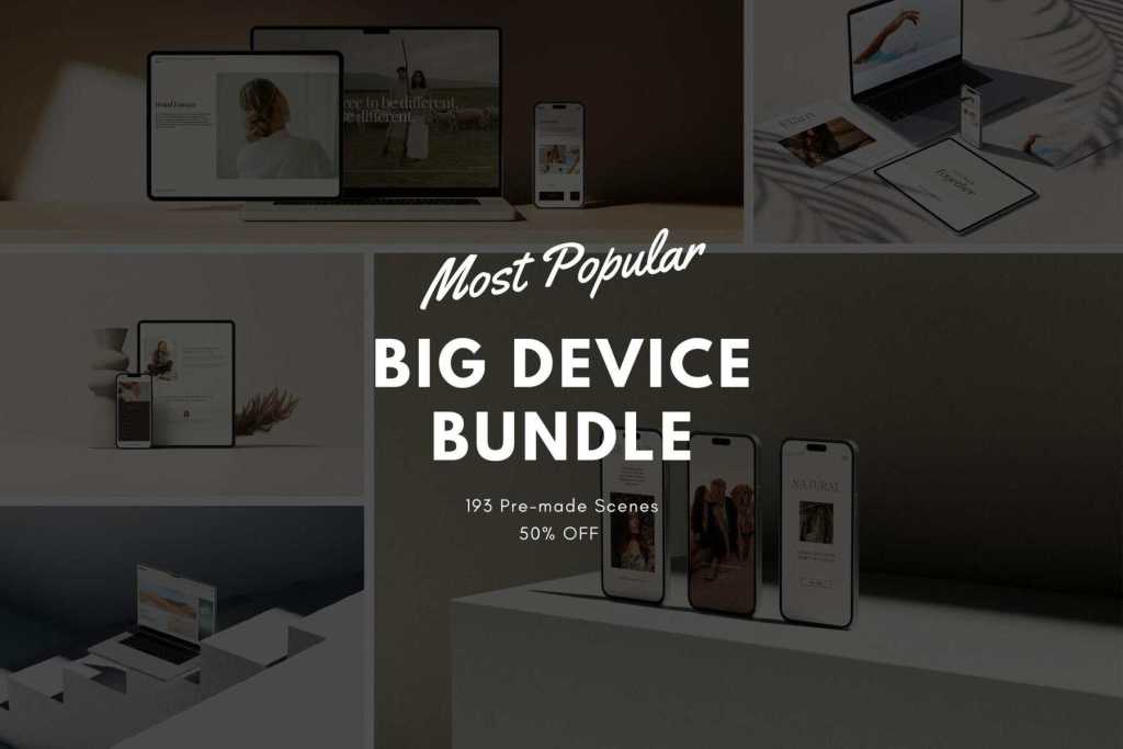 Big Devices Mockup Bundle
