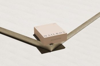 cardboard box mockup