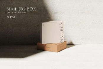 mailing box mockup