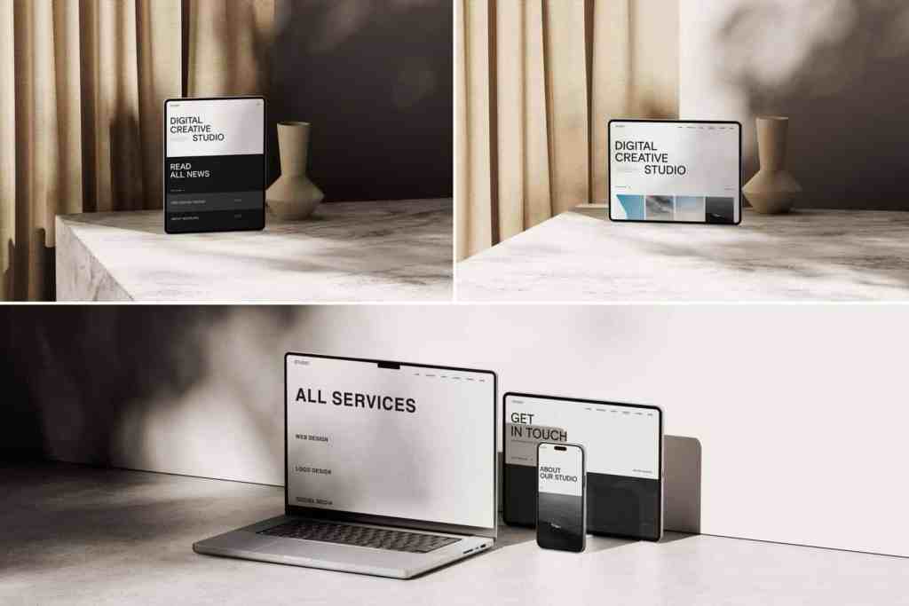 apple device mockup
