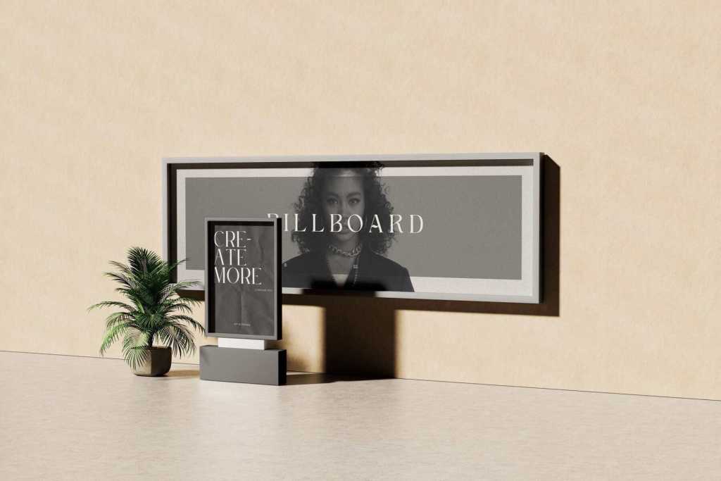 giant billboard mockup