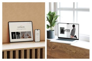 website mockup