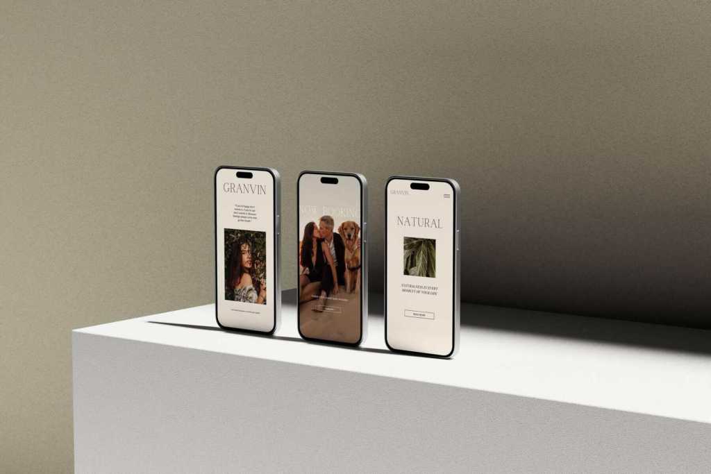 Granvin iPhone Mockup
