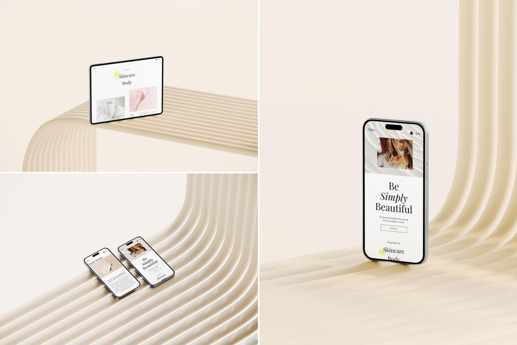 iPad iPhone mockup