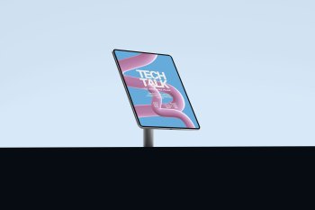 iPad stand mockup