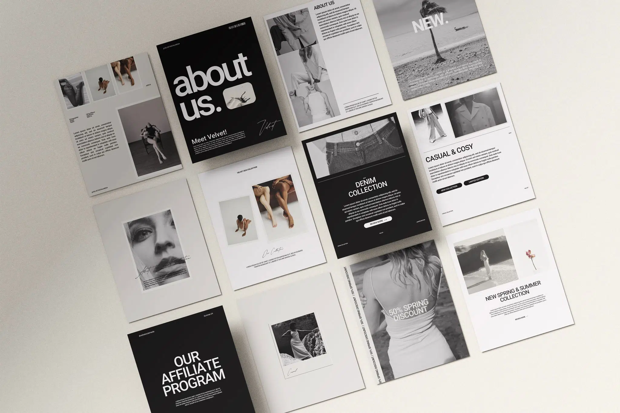 Social media mockup