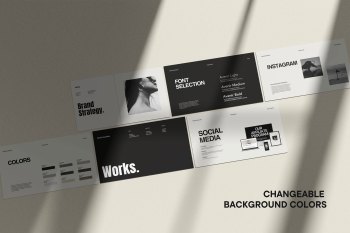 web screen mockup