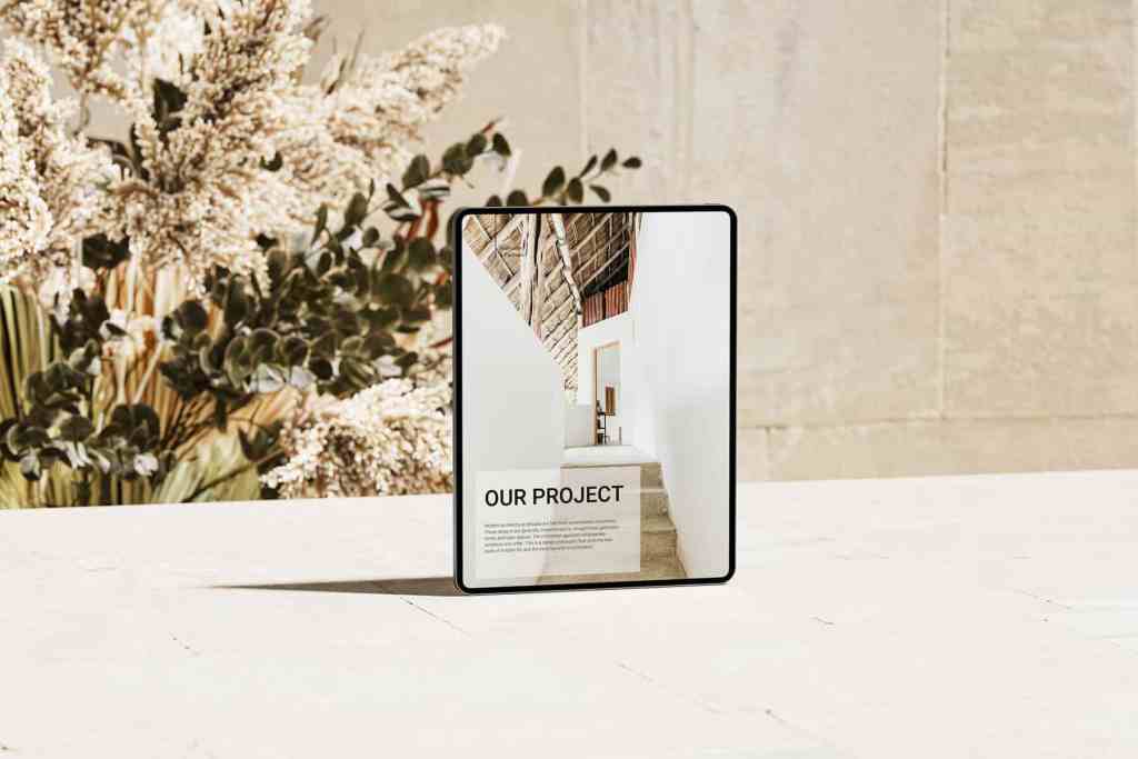 Lush Collection iPad Mockup