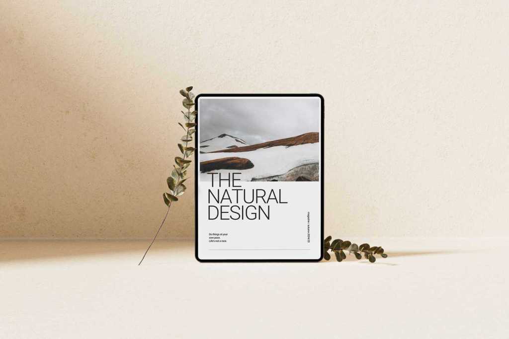 Lush iPad Mockup