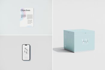 square box mockup