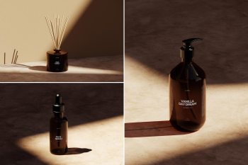 pump bottle mockup