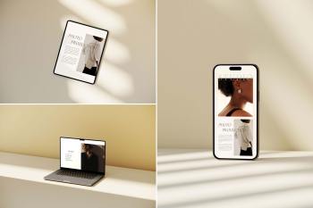 social media mockup