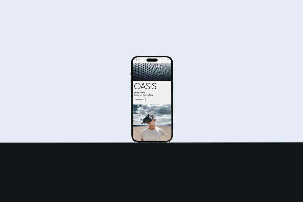 Oasis Collection iPhone Mockup 01