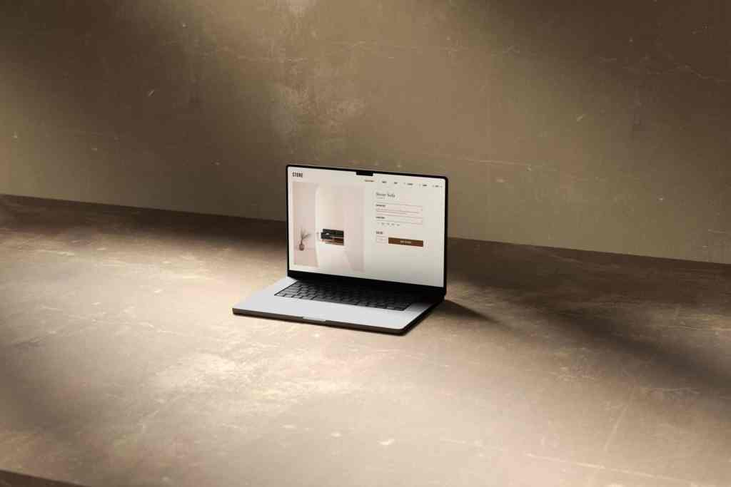 Stone Branding MacBook Mockup 02