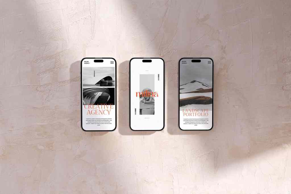 Milina iPhone Mockup