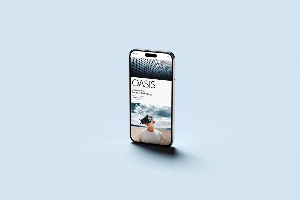 Oasis Collection iPhone Mockup 12