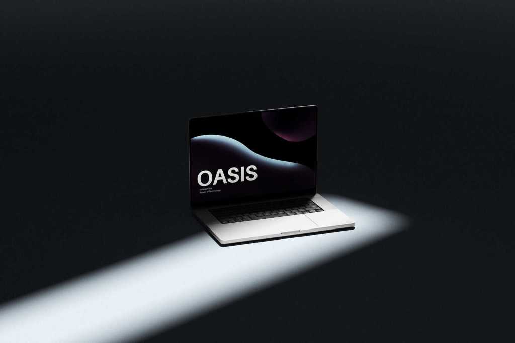 Oasis Collection MacBook Mockup 14