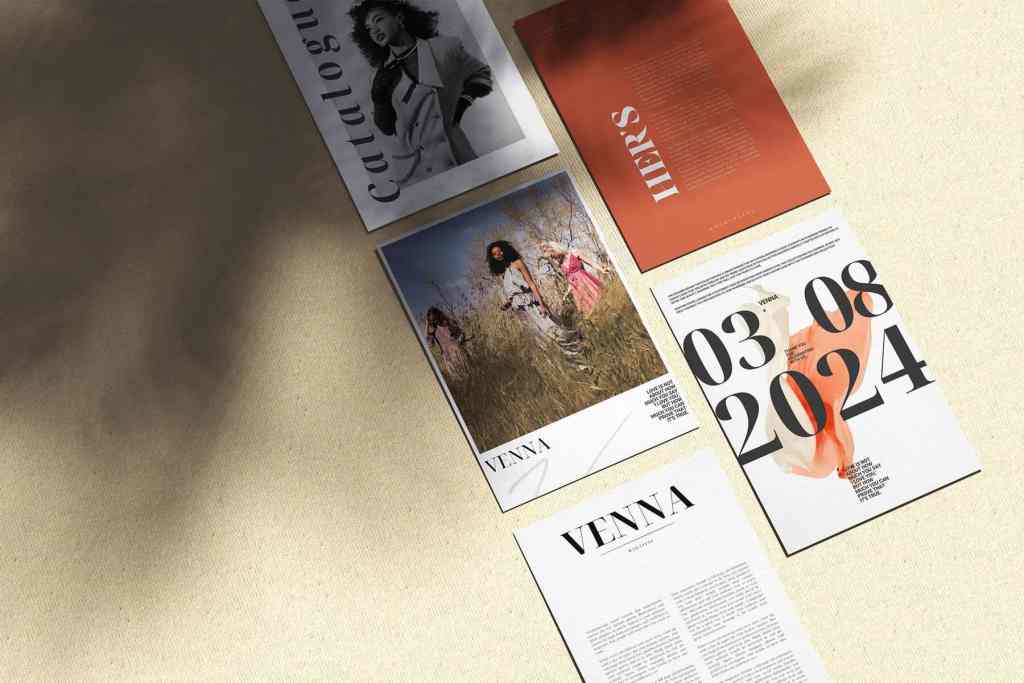 Venna A4 Mockup