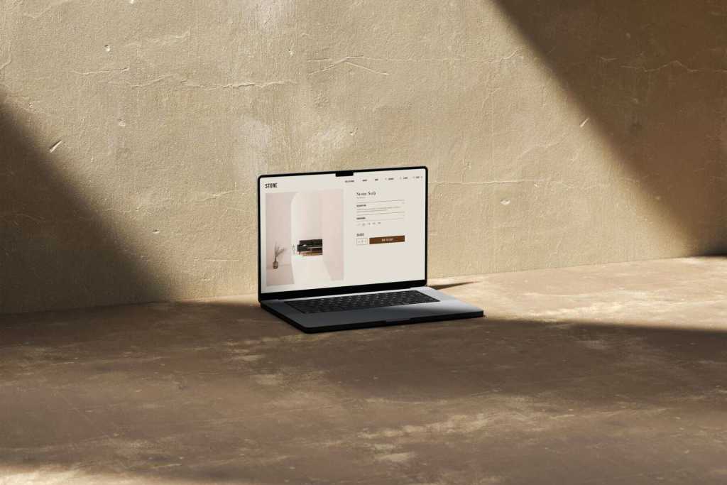 Stone Branding MacBook Mockup 10