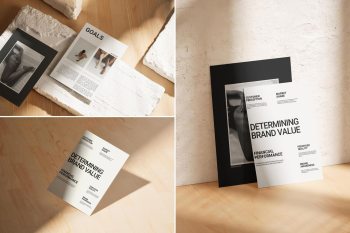 a4 flyer mockup