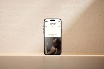 minimal iPhone mockup