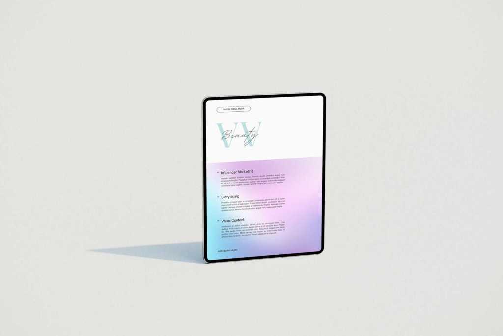 iPad Mockup