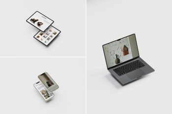 minimal device mockup